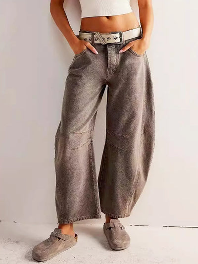 Women’s Wide-leg Barrel Jeans