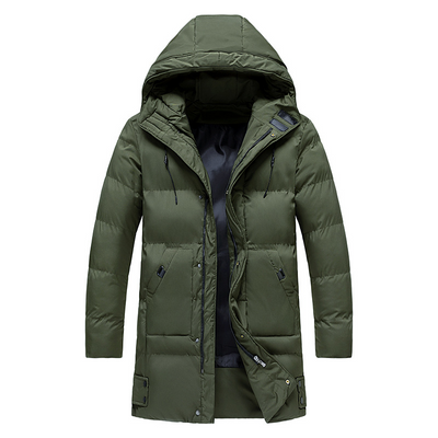 Men’s Long Winter Jacket Refined Warmth