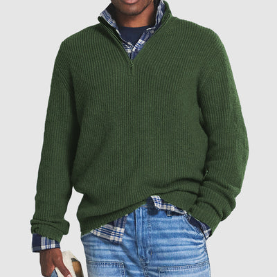 Men’s Zip Sweater Refined Fit