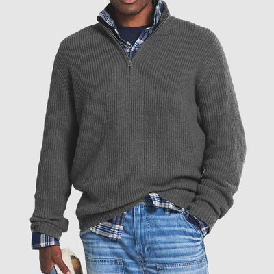 Men’s Zip Sweater Refined Fit