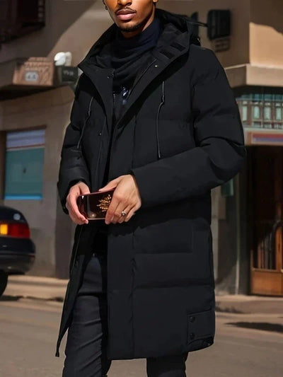 Men’s Long Winter Jacket Refined Warmth