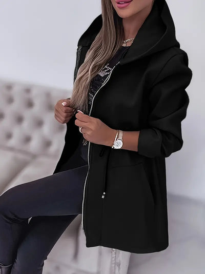 Women’s Hooded Raincoat Sleek Fit