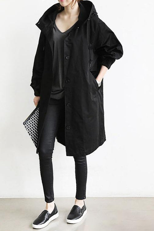 Women’s Trench Coat Waterproof Design