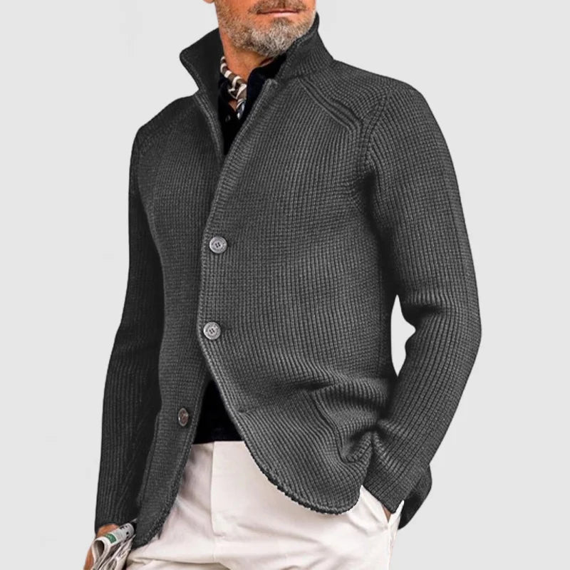 Men’s Knitted Cardigan Refined Comfort