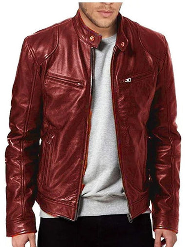 Men’s Leather Jacket Timeless Design