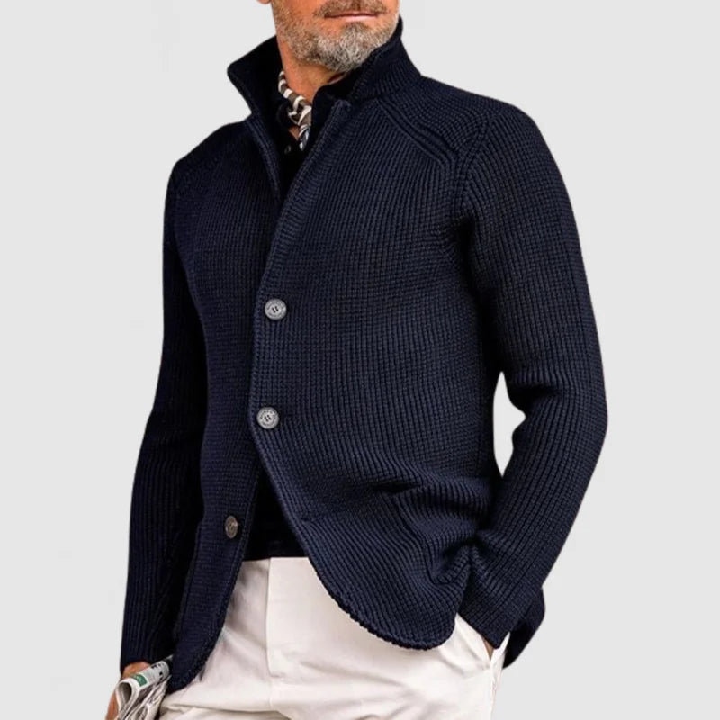 Men’s Knitted Cardigan Refined Comfort