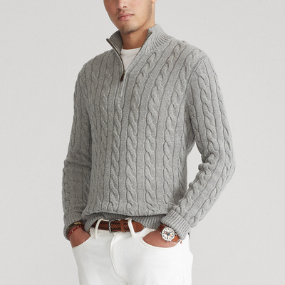 Men’s Half Zip Sweater Refined Fit