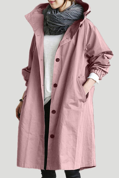 Women’s Trench Coat Waterproof Design