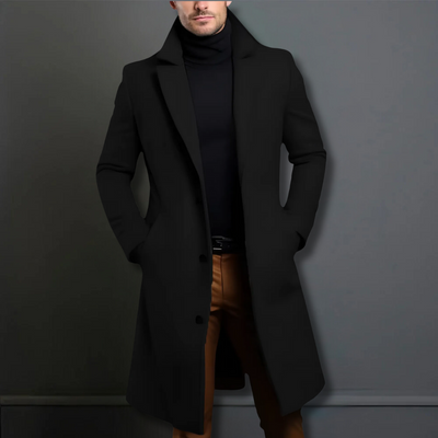Men’s Tailored Overcoat Refined Fit