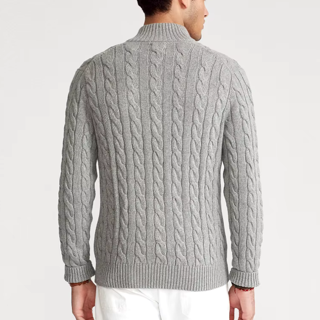 Men’s Half Zip Sweater Refined Fit