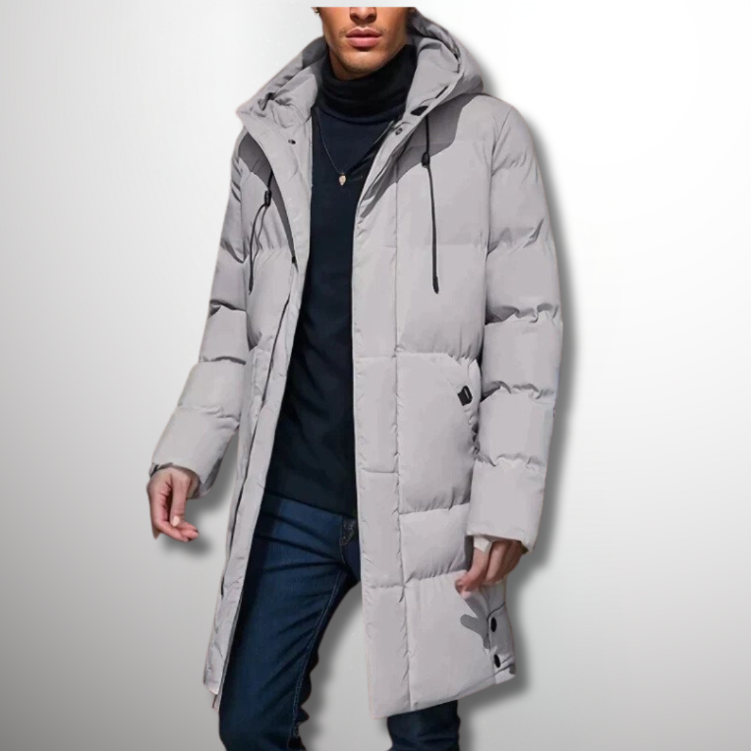 Men’s Long Winter Jacket Refined Warmth