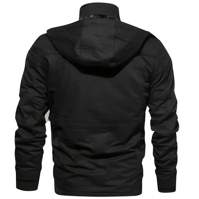 Men’s Winter Jacket with Fleece Hood