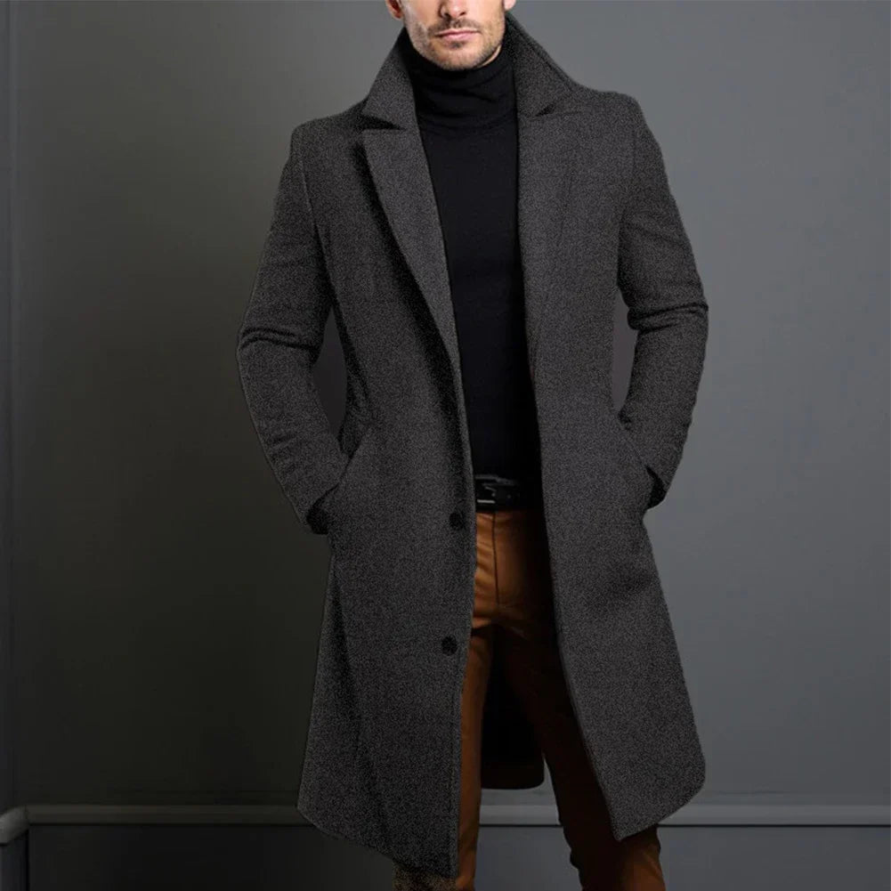 Men’s Tailored Overcoat Refined Fit