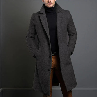 Men’s Tailored Overcoat Refined Fit