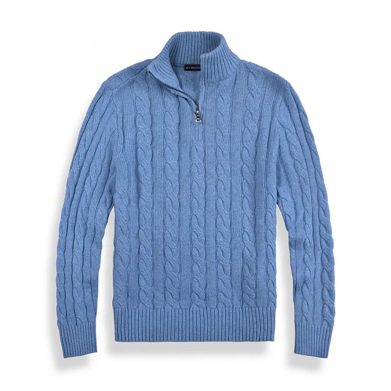 Men’s Half Zip Sweater Refined Fit