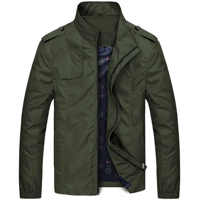 Men’s Casual Bomber Jacket Modern