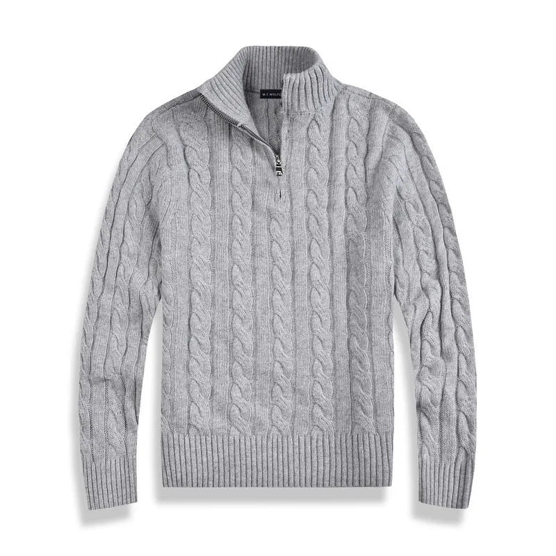 Men’s Half Zip Sweater Refined Fit
