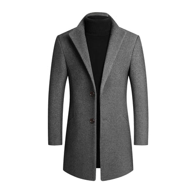 Men’s Wool Coat Timeless Design
