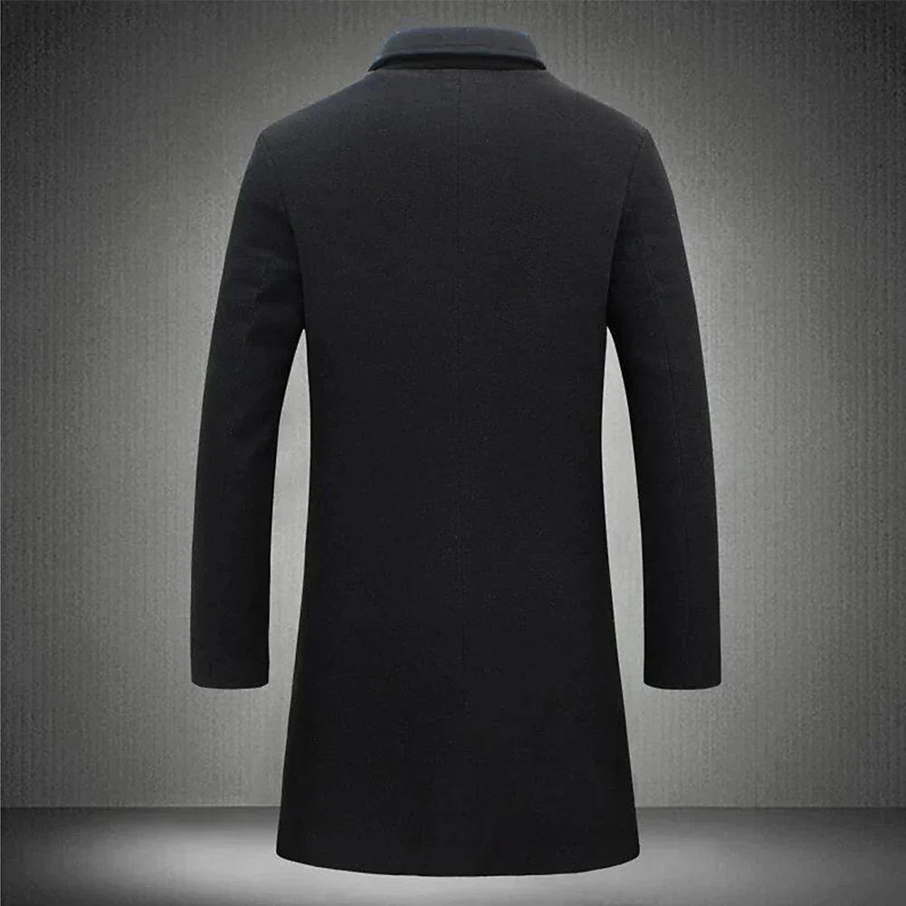 Men’s Tailored Overcoat Refined Fit