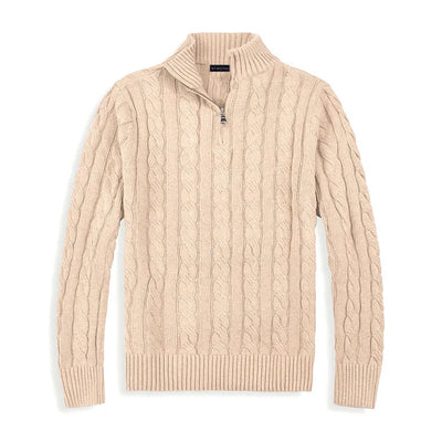 Men’s Half Zip Sweater Refined Fit