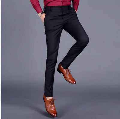 Men's Slim-fit Stretch Trousers