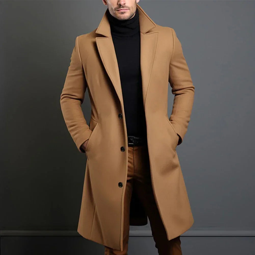 Men’s Tailored Overcoat Refined Fit