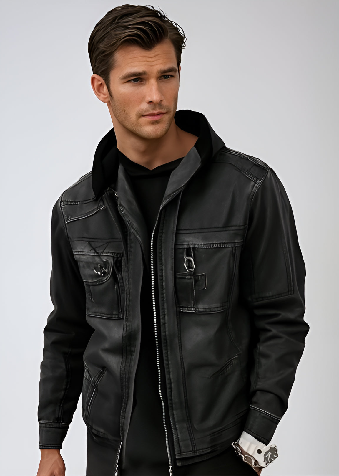 Men’s Leather Jacket Urban Edge