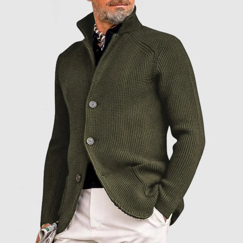 Men’s Knitted Cardigan Refined Comfort