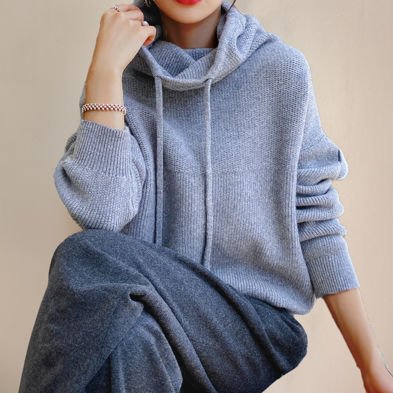 Women’s High-neck Hoodie Relaxed Fit