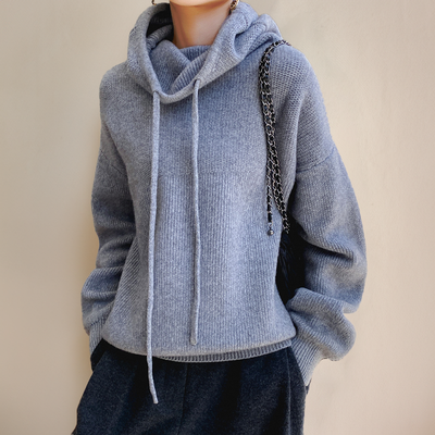 Women’s High-neck Hoodie Relaxed Fit