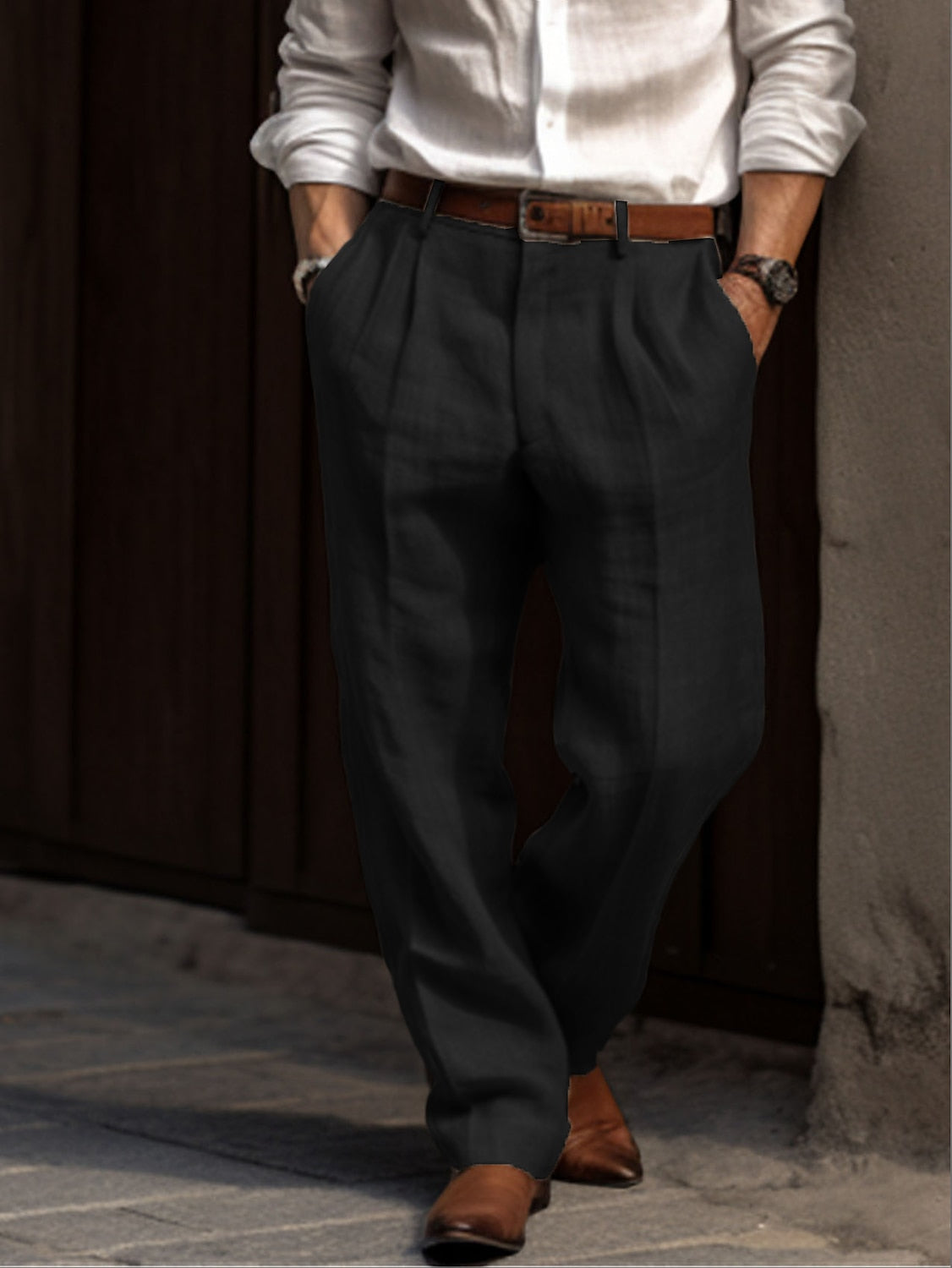 Men’s Pleated Trousers Timeless Style