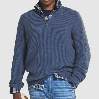 Men’s Zip Sweater Refined Fit