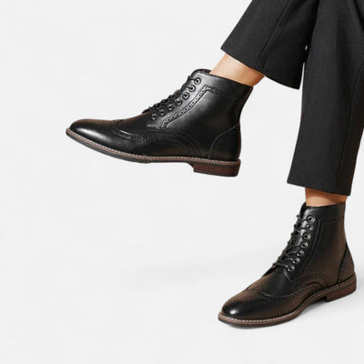 Men’s Italian Leather Boots Refined Design
