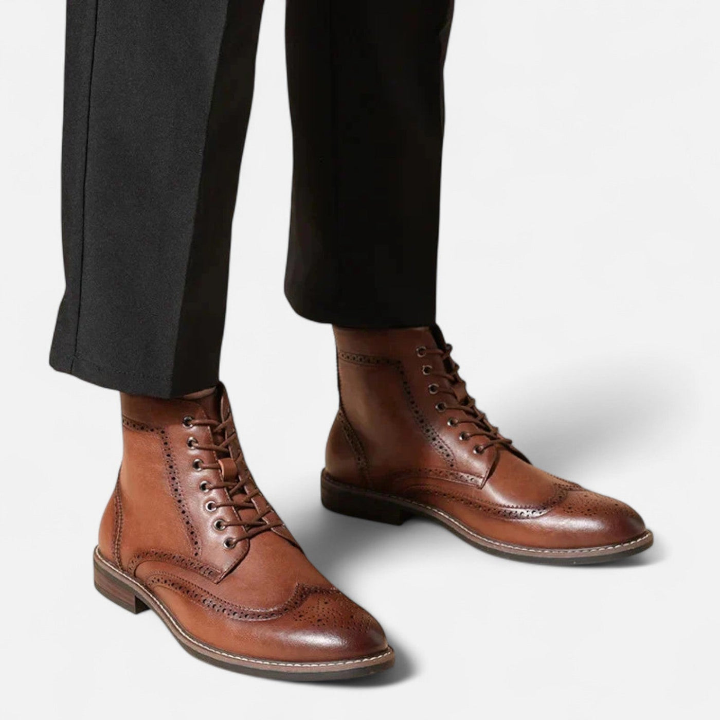 Men’s Italian Leather Boots Refined Design