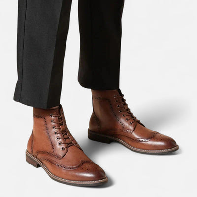 Men’s Italian Leather Boots Refined Design