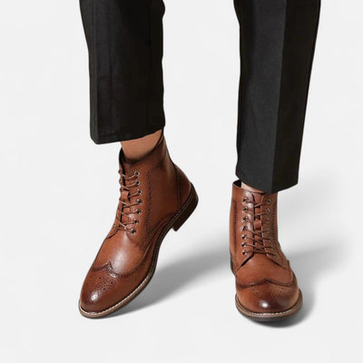 Men’s Italian Leather Boots Refined Design