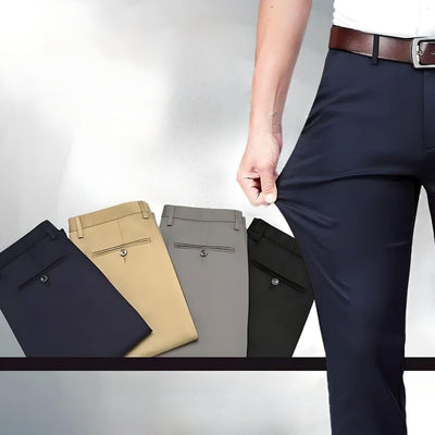 Men's Slim-fit Stretch Trousers