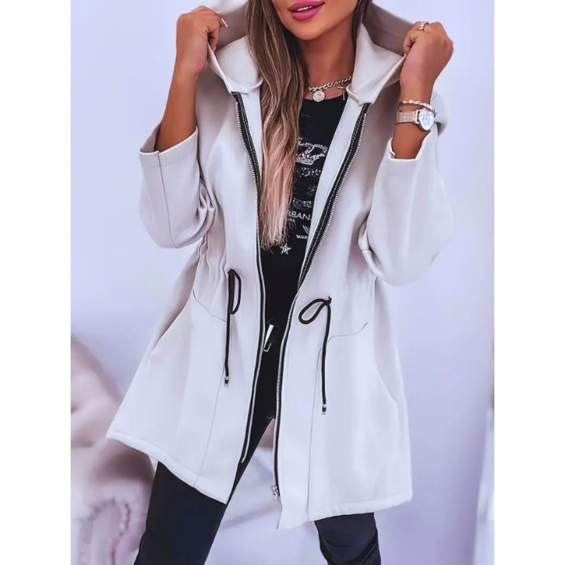 Women’s Hooded Raincoat Sleek Fit