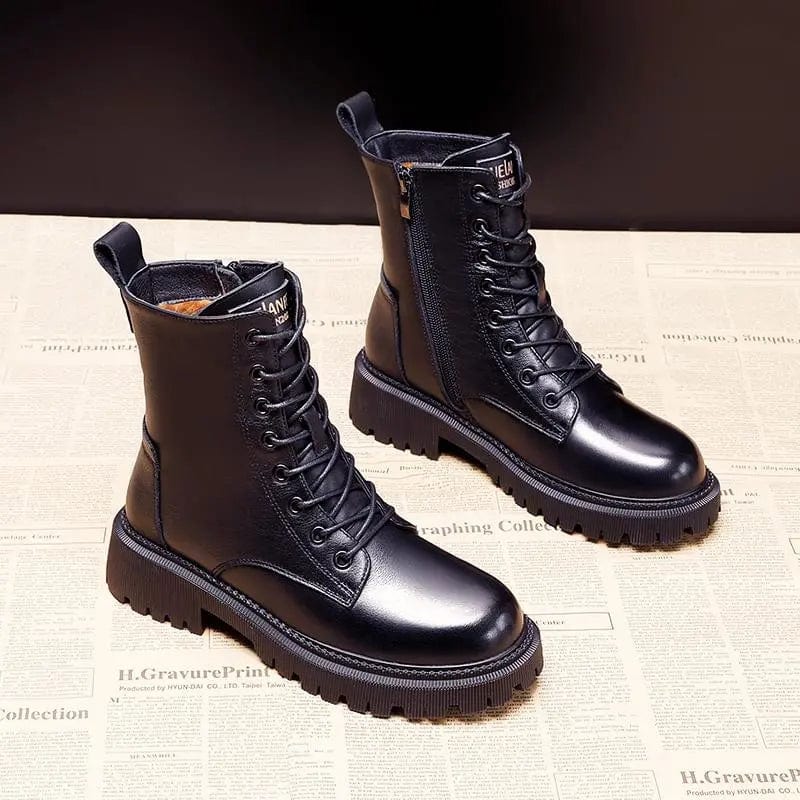 Women’s Leather Boots Warm Lining
