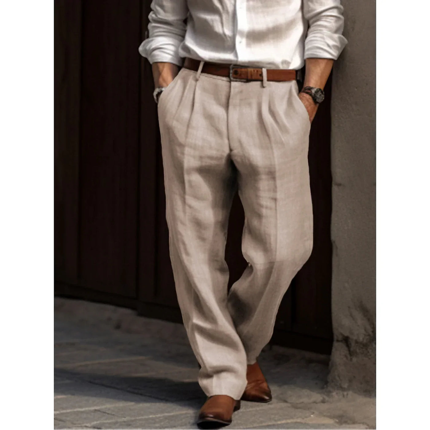 Men’s Pleated Trousers Timeless Style