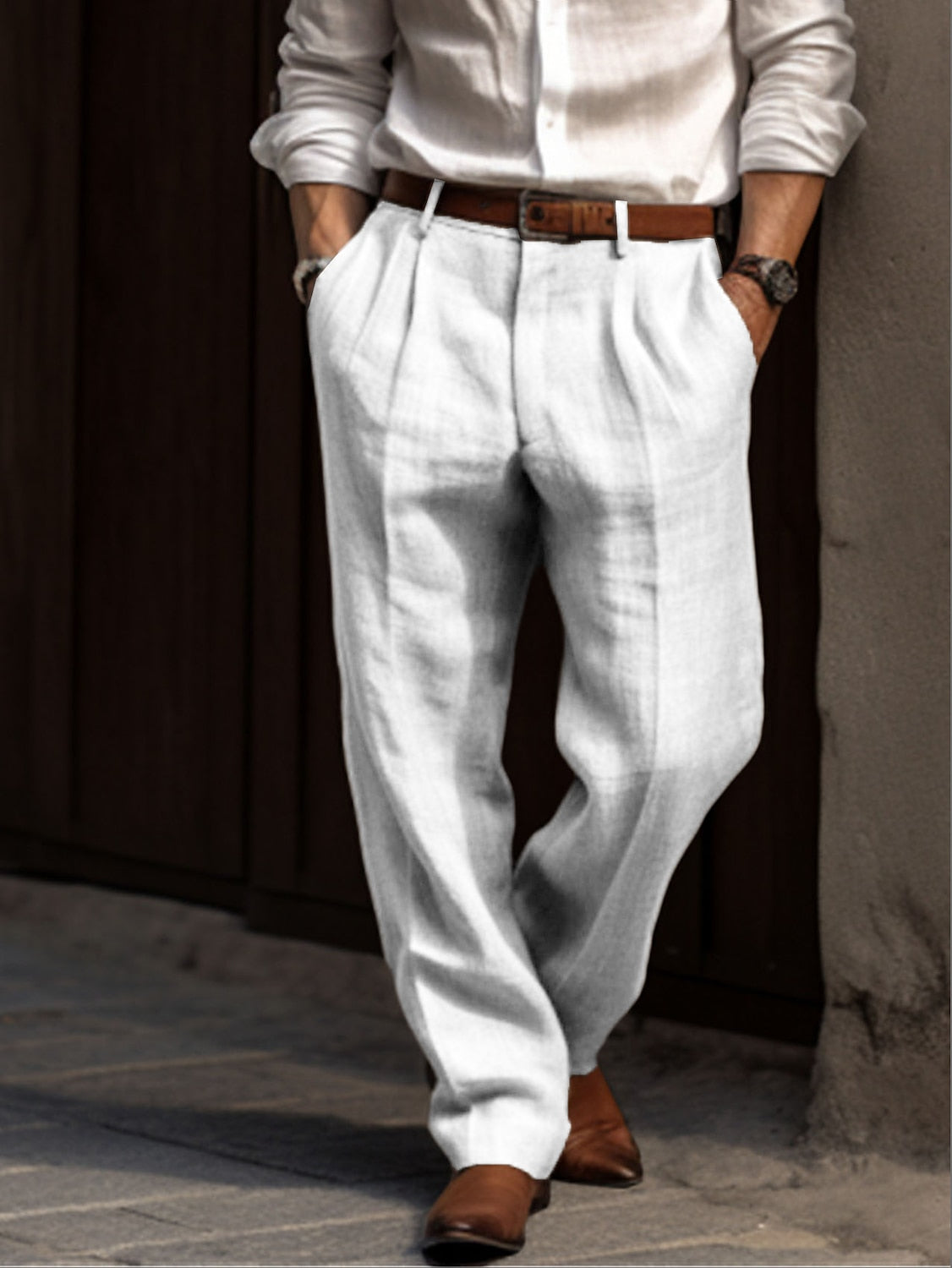 Men’s Pleated Trousers Timeless Style
